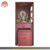 Mẫu phòng thờ gia tiên chất liệu gỗ sồi , bàn thờ gỗ hiện đại PT1
