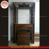 Mẫu phòng thờ đẹp gia tiên chất liệu gỗ sồi, bàn thờ gỗ hiện đại PT133