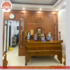 Mẫu phòng thờ đẹp - bàn thờ gỗ hiện đại PT165