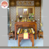 Mẫu phòng thờ đẹp - bàn thờ gỗ hiện đại - PT171