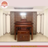 Mẫu phòng thờ đẹp - bàn thờ gỗ hiện đại - PT175