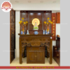 Mẫu phòng thờ đẹp - bàn thờ gỗ hiện đại - PT176