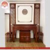 Mẫu phòng thờ đẹp - bàn thờ gỗ hiện đại - PT181