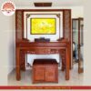 Mẫu phòng thờ đẹp - bàn thờ gỗ hiện đại - PT184