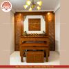 Mẫu phòng thờ đẹp - bàn thờ gỗ hiện đại - PT188