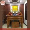 Mẫu phòng thờ đẹp - bàn thờ gỗ hiện đại - PT189