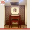 Mẫu phòng thờ đẹp - bàn thờ gỗ hiện đại - PT206