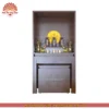 Mẫu phòng thờ đẹp gia tiên chất liệu gỗ sồi, bàn thờ gỗ hiện đại PT26