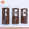 Mẫu phòng thờ đẹp gia tiên chất liệu gỗ sồi, bàn thờ gỗ hiện đại PT51